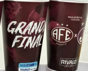 Copo com símbolos de Ferroviária e Juventus será distribuído gratuitamente na final do Paulistão A2 Rivalo