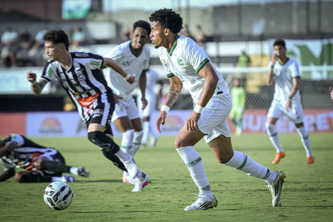 O Athletic-MG empatou com o Juventude por 1 a 1 na tarde deste domingo (17), na Arena Sicredi, em São João del-Rei (Foto: Gabriel Tadiotto/ECJ)