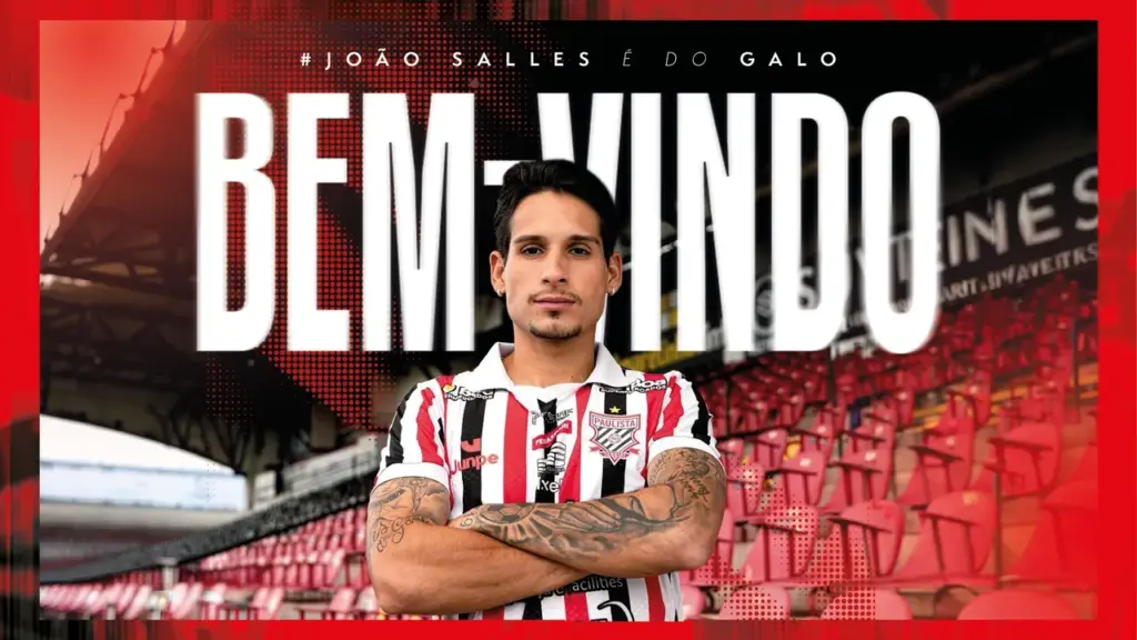 Paulista anuncia a chegada de lateral-direito ex-XV de Piracicaba e Taubaté