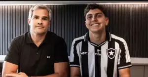 Botafogo renova com joia até 2029 e fixa multa milionária