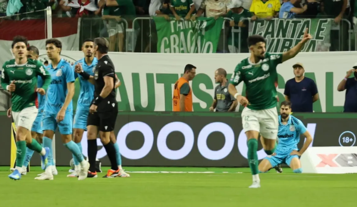 Palmeiras 1 x 1 Santos - Gol anulado nos acréscimos e empate no clássico 3 Foto: Reinaldo Calcade