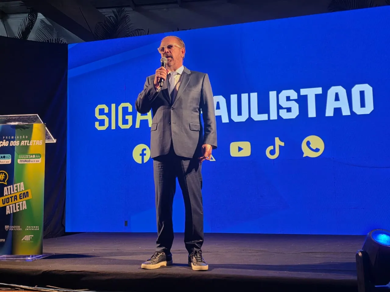Reinaldo Carneiro Bastos, presidente da FPF