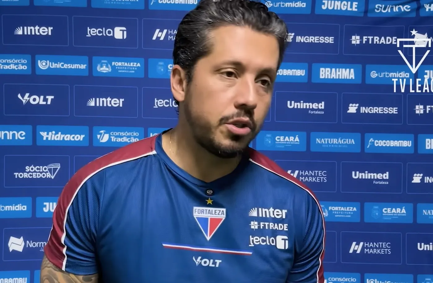 Fortaleza vence Confiança e garante vaga na semifinal da Copa do Nordeste (Foto: Reprodução/TV Leão Fortaleza)