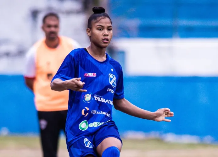 AD Taubaté e Minas Brasília-DF empatam (Foto: Bruno Castilho) Brasileirão Feminino A2