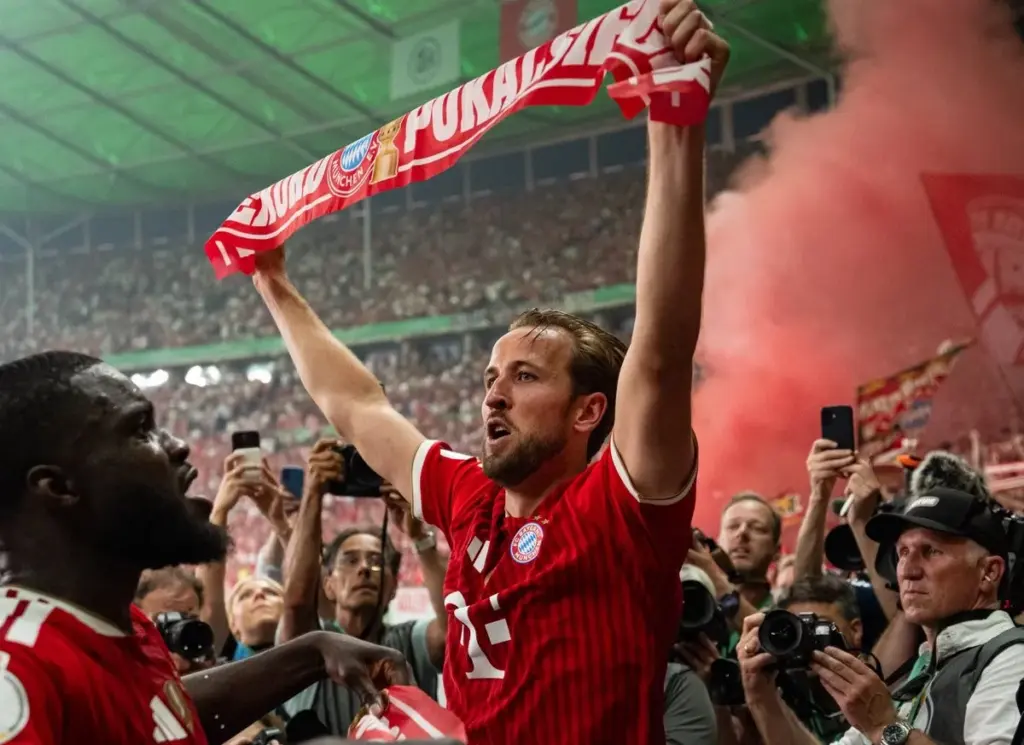 Chefão do Bayern ironiza interesse do Barcelona em Harry Kane: 