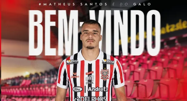 Paulista anuncia zagueiro Matheus Henrique para sequência da temporada