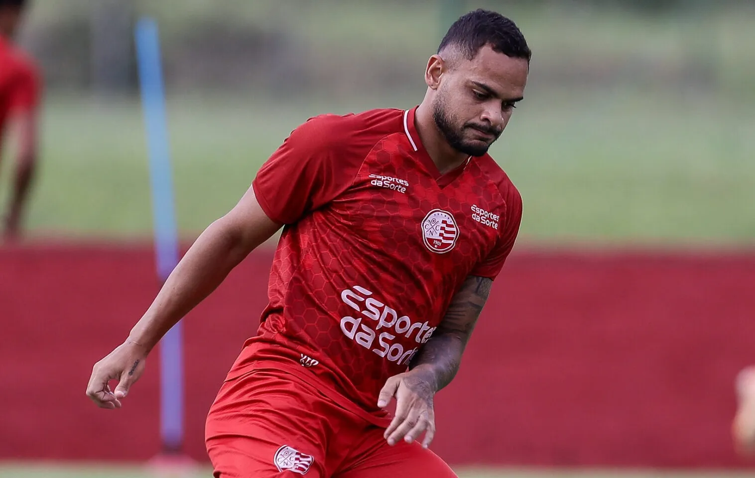 Náutico projeta retorno de Juninho para duelo contra o Fortaleza (Foto: Rafael Vieira/Náutico)