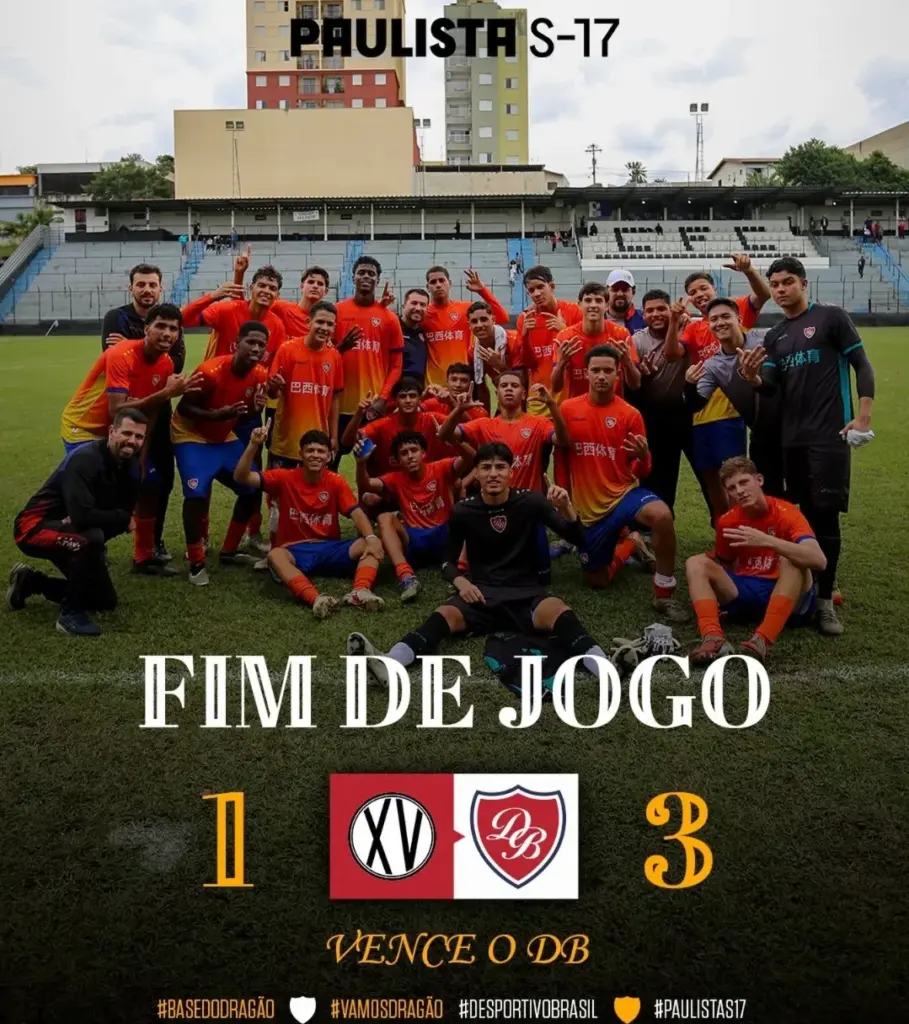 Sub-20 do Desportivo Brasil segue 100% e Sub-17 embala no Paulista 2 DESPORTIVO BRASIL 2