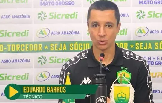 Eduardo Barros, do Cuiabá, lamenta crise da Ponte Preta