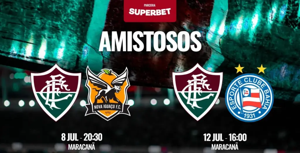 Veja detalhes dos amistosos do Fluminense contra Bahia e Nova Iguaçu