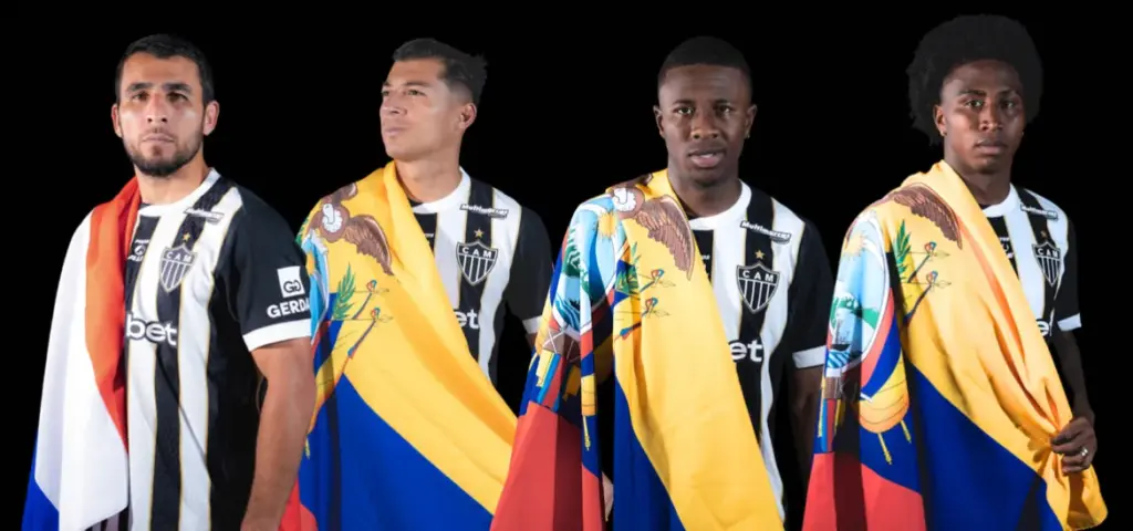 Atlético-MG bate recorde e terá quatro atletas na Copa pela primeira vez