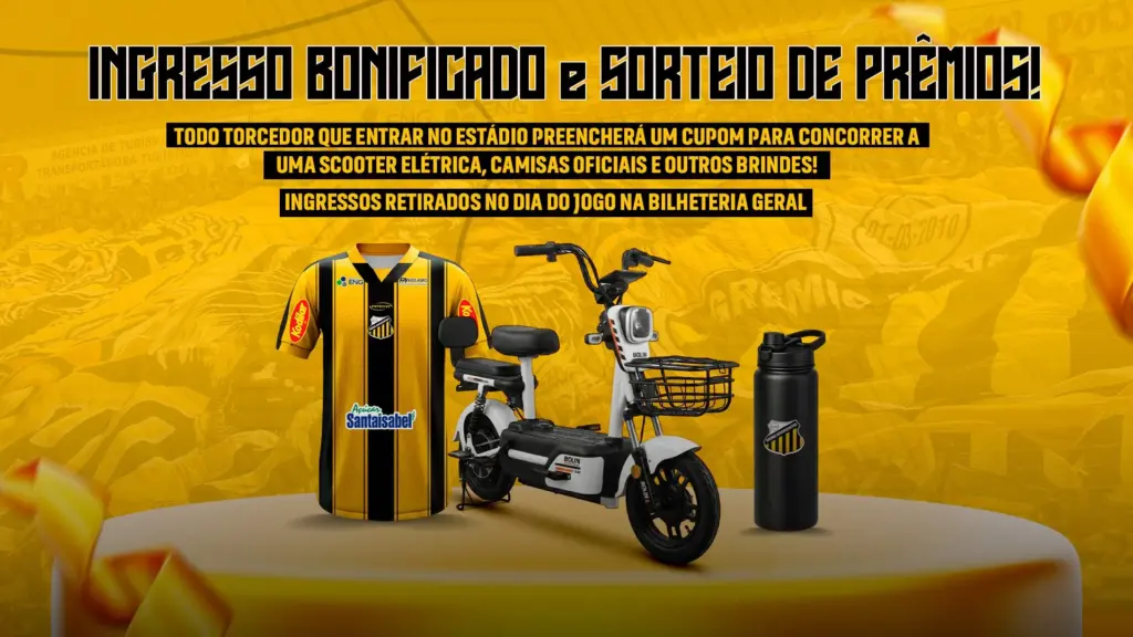 Novorizontino terá ingresso bonificado e sorteio de scooter contra o Náutico