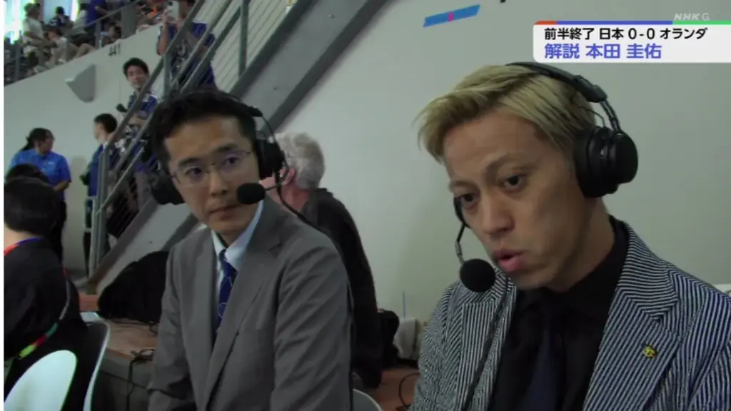 Ex-Botafogo, Honda vira meme no Japão após estreia como comentarista