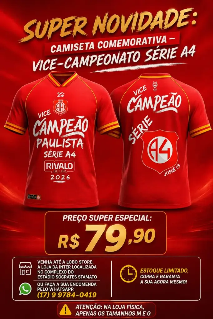 INTER DE BEBEDOURO CAMISA