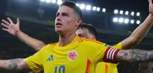 James Rodríguez mira grande campanha da Colômbia na Copa