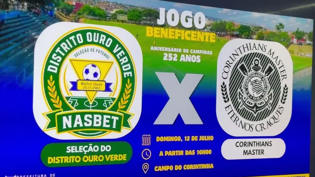 Prefeito Dário Saadi lança jogo beneficente pelos 252 anos de Campinas 3 Jogo festivo