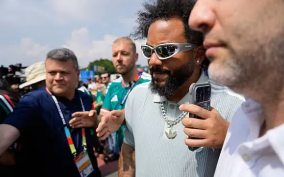 Marcelo e escoltado abertura copa do mundo