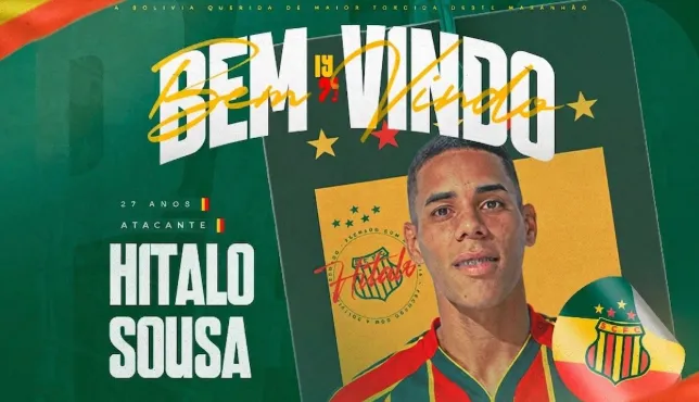 SAMPAIO CORREA CONTRATA ATACANTE HITALO SOUSA