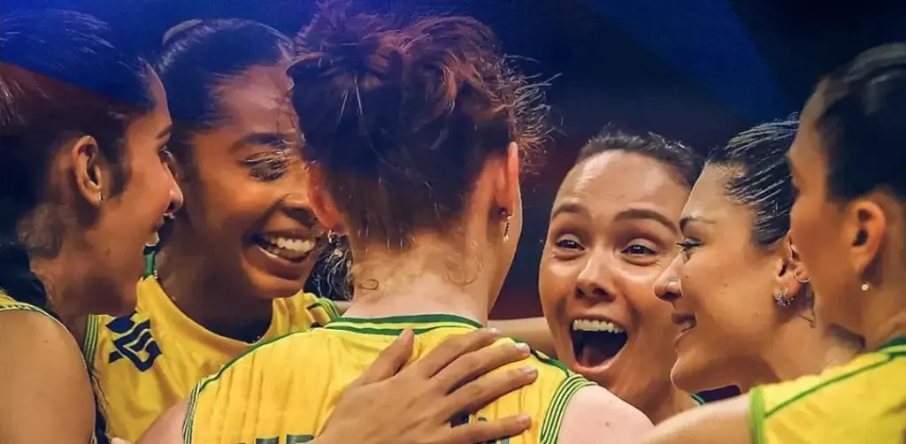 Seleção feminina de vôlei bate Bélgica em jogo equilibrado na Liga das Nações