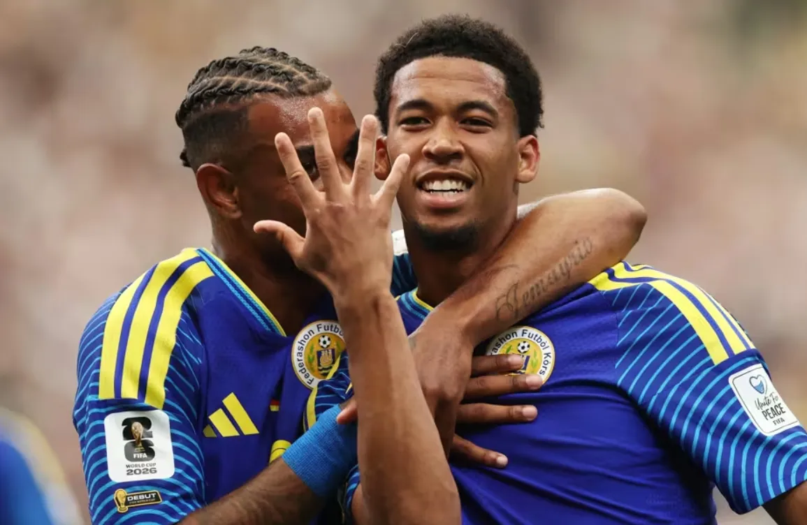 Curaçao foi goleado pela Alemanha, mas marcou 1º gol de sua história