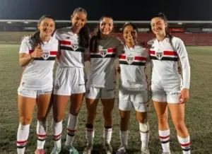 PAULISTA F SUB-20: São Paulo desencanta com goleada sobre o São Bento