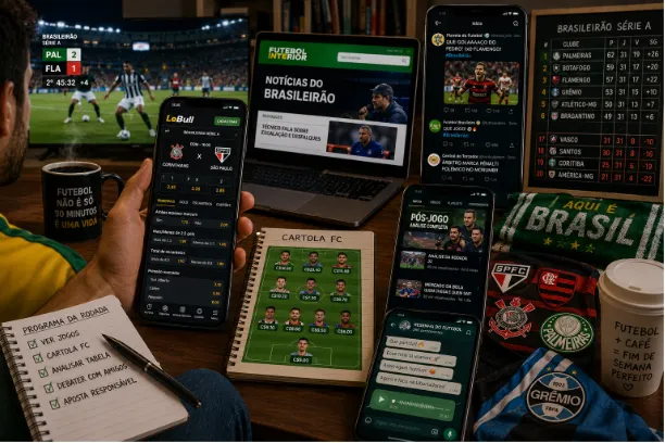 Como os torcedores brasileiros acompanham o Brasileirão: das tabelas ao entretenimento online