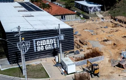 Atlético-MG avança em obras do novo prédio da base 2 Brasileirão-2026