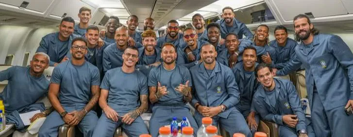Seleção decola rumo aos EUA em avião usado pelos Rolling Stones
