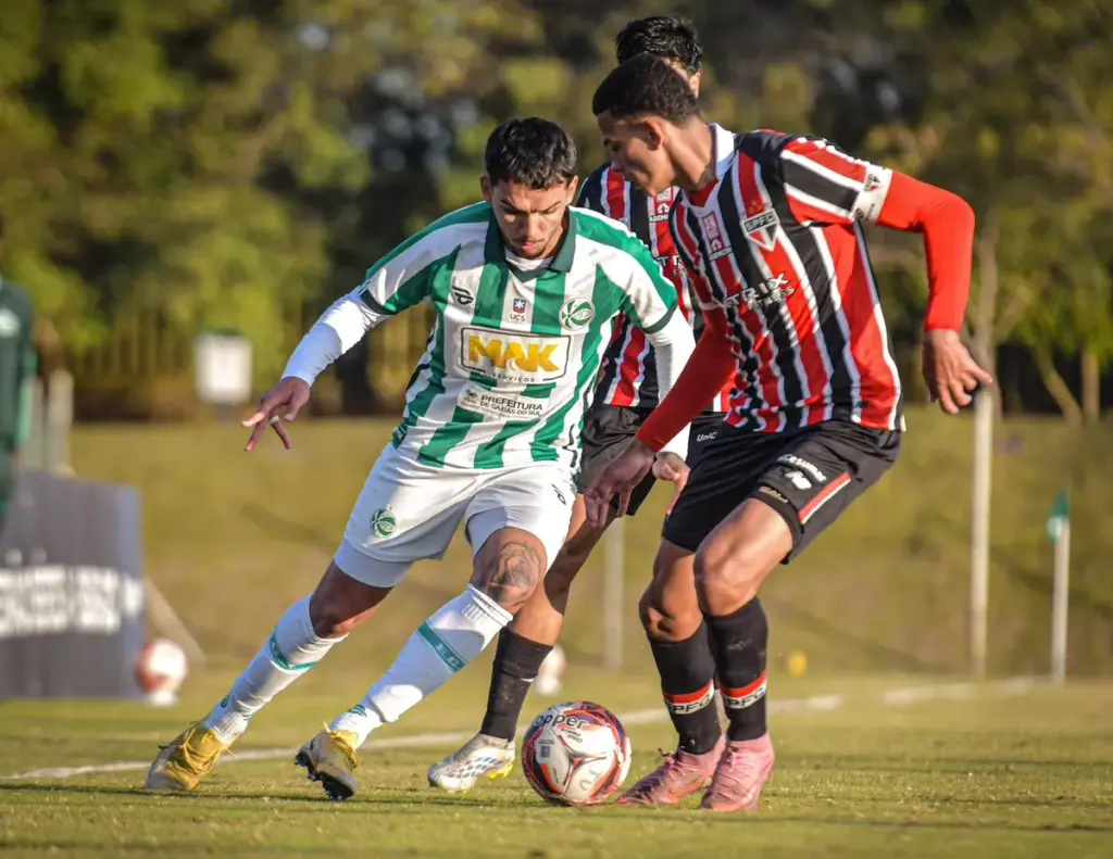 BRASILEIRO SUB-20 A: Paulistas somam resultados distintos 2 Juventude supera São Paulo Brasileiro Sub-20 A