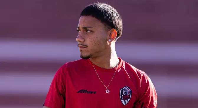 Guilherme Salomão, Camisa 10 do Itaquaquecetuba Foto:(Arquivo Pessoal)