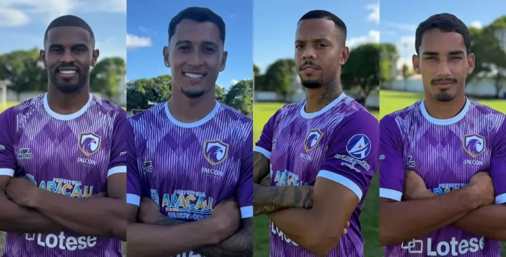 Falcon-SE oficializa quatro reforços para a Copa Governo do Estado