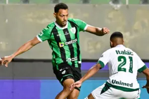 América-MG 1 x 0 Goiás - Coelho respira e manda Ponte Preta para lanterna