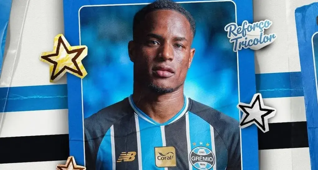 Grêmio oficializa atacante que disputou a Copa por Cabo Verde