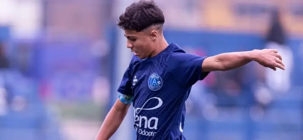 Após participar de três gols, atacante Lucão será avaliado pelo Palmeiras Sub-13
