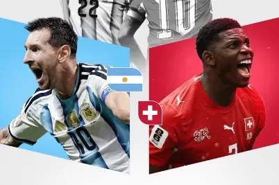 Argentina x Suíça - Onde assistir, escalações e arbitragem