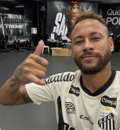 Neymar volta ao Santos e já deve enfrentar a Chapecoense 2 Neymar - Santos - 2026