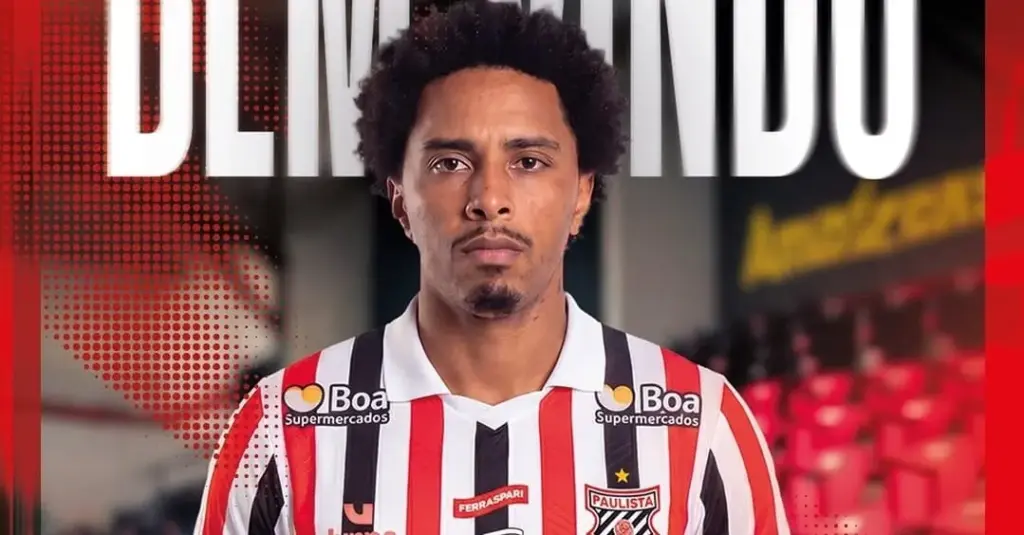 Paulista oficializa a contratação de atacante ex-Ponte Preta