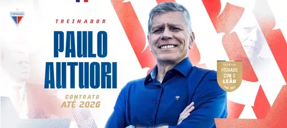 Fortaleza contrata técnico com dois títulos mundiais 2 Brasileirão - Série B - 2026