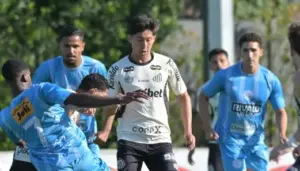 Santos empata com Osasco em jogo-treino no CT Rei Pelé