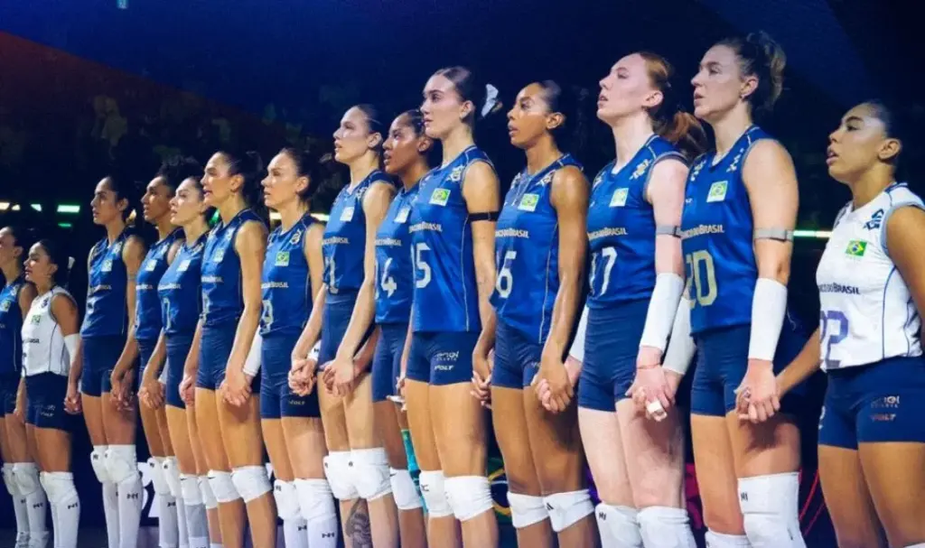 Brasil sofre 3 a 0 para os EUA na Liga das Nações de Vôlei Feminino