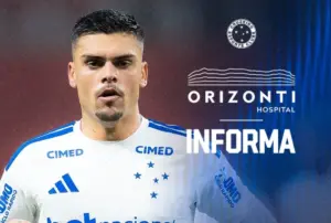 Cruzeiro comunica cirurgia de Gabriel Pec após entrada forte de zagueiro