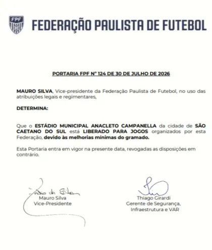 São Caetano tem Anacleto Campanella liberado pela FPF 2 bdvIe8g5 image