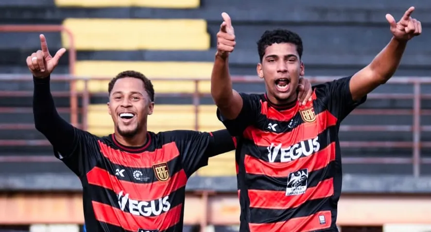 Gol da vitória na Segundona. Foto: Eduardo Oliveira / Flamengo