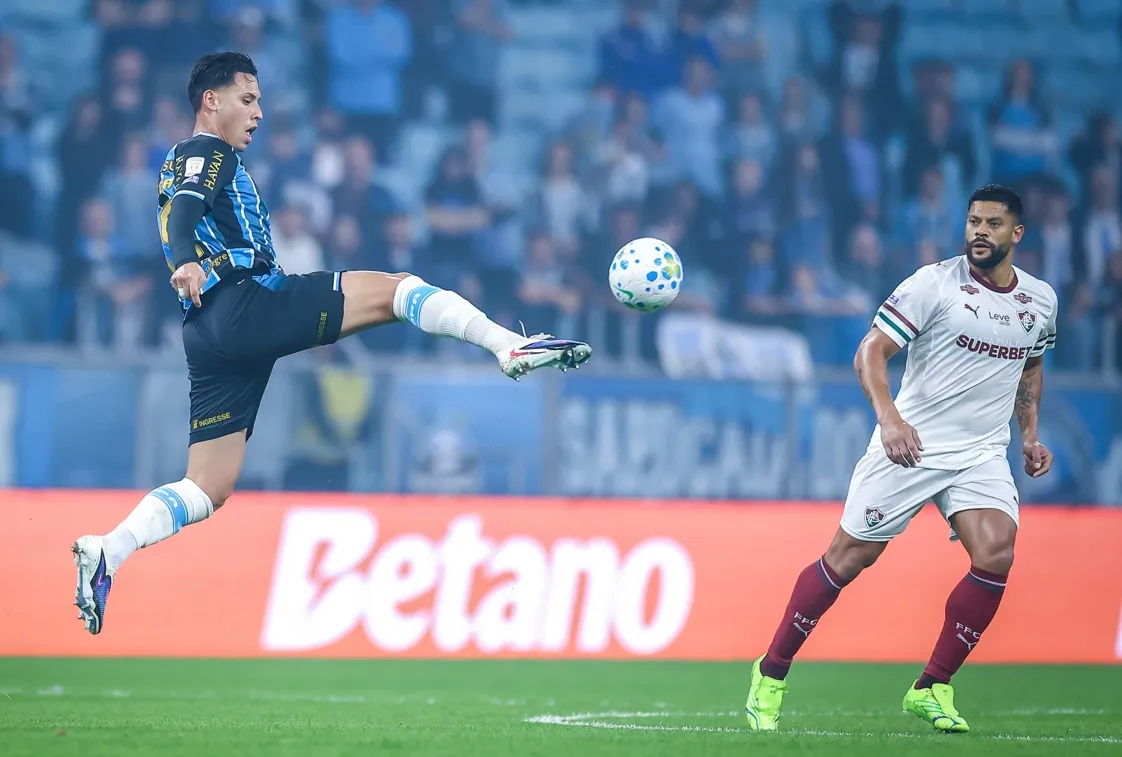 Grêmio 1 x 1 Fluminense - Hulk marca, mas dupla estreante evita derrota 3 Foto: Lucas Uebel / Grêmio