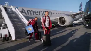 Espanha desembarca em Los Angeles após classificação