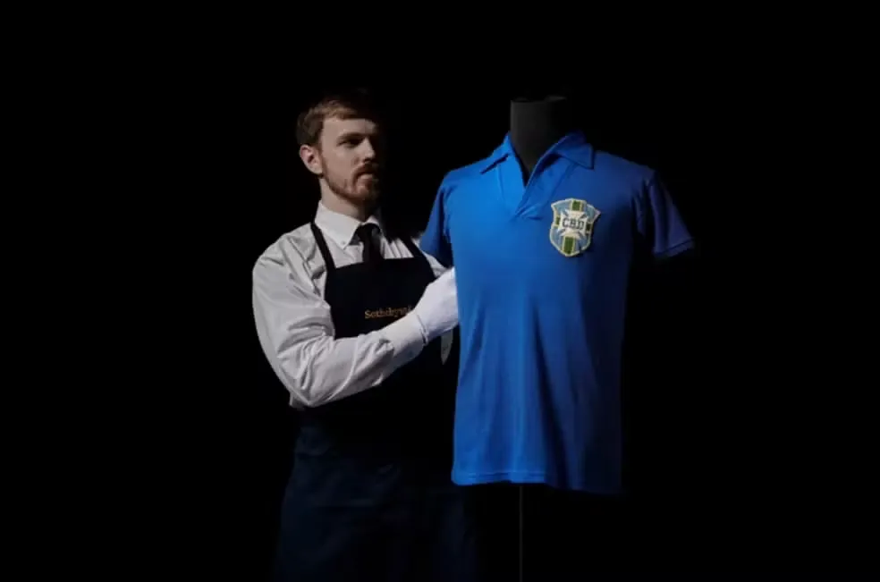Camisa Pelé final de 1958