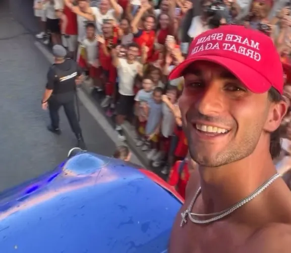 Ferran Torres Espanha Copa do Mundo boné Make Spain Great Again