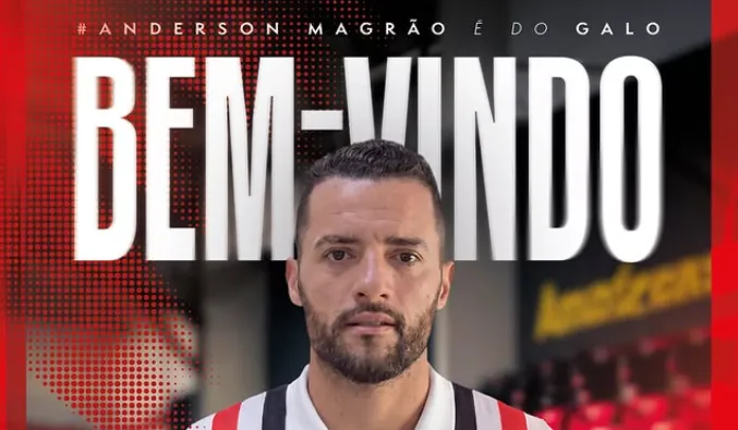Paulista acerta a contratação do atacante Anderson Magrão