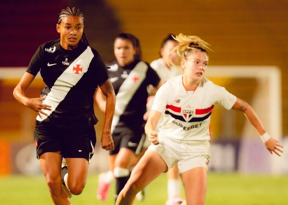 São Paulo supera Vasco Copa do Brasil Feminina