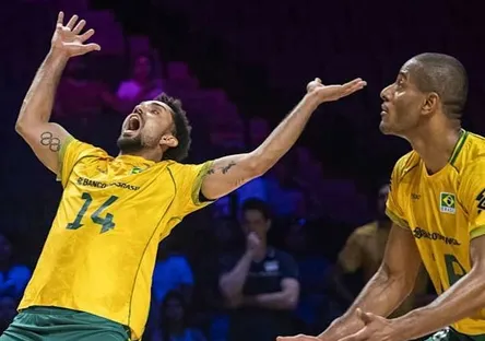 Liga das Nações de Vôlei: Brasil perde para os EUA